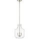 Mahannah 3 Light 11 inch Brushed Nickel Indoor Pendant Ceiling Light